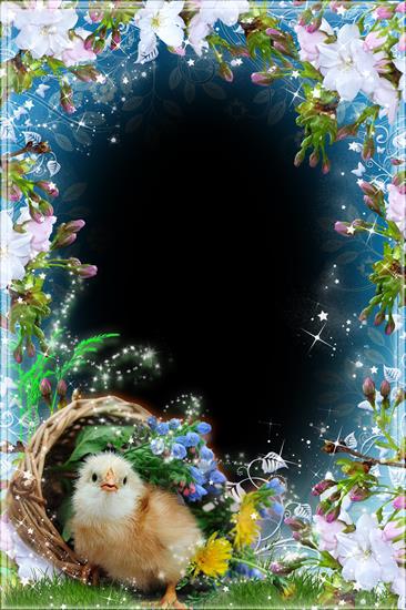 1 - Flower Frame - Spring Has Come_by GalinaV.png