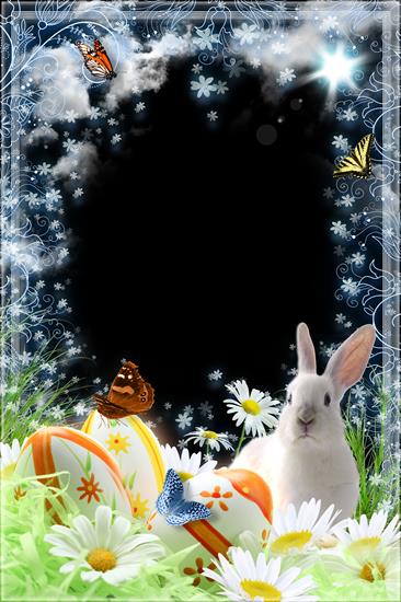 Ramki Photoshop Wielkanoc - Holiday Spring Frame - Sunny Day on Easter_by GalinaV kopia.png