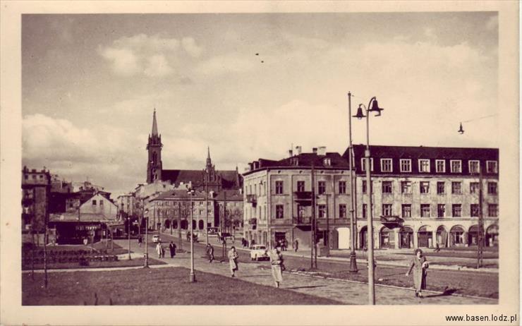 archiwa fotografia miasta polskie Łódź - stary rynek 1.jpg