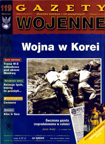 Gazety Wojenne - 119. Wojna w Korei okładka.jpg