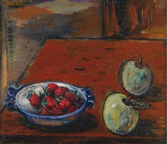 Rubin Reuven 1893 - 1974 - Still Life with Apples and Strawberries, 1940.jpeg