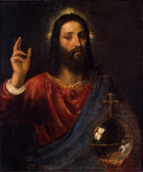 T - Titian Tiziano Vecellio - Christ Blessing - GJ-114.jpg