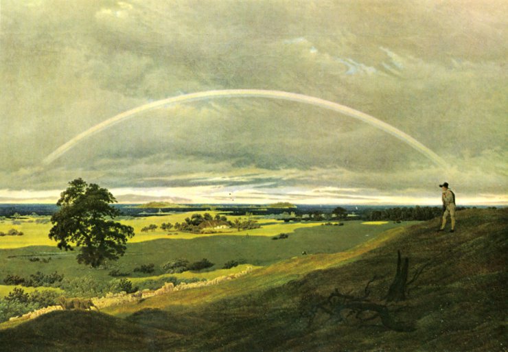 Friedrich Caspar David 1774  1840 - Landschaft mit Regenbogen 1810.JPG