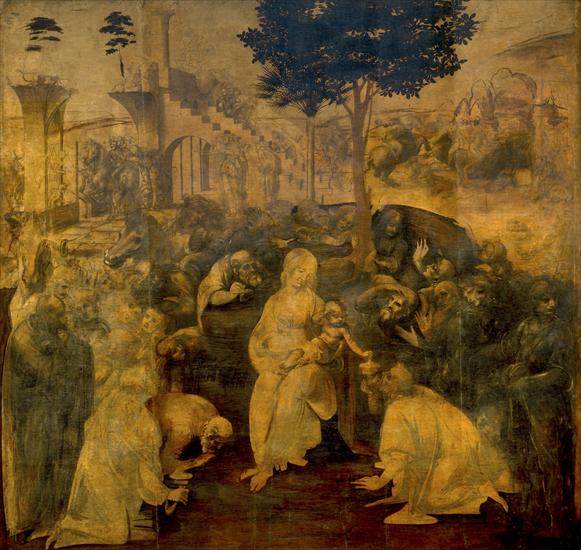 Galleria degli Uffizi. 2 - Leonardo da Vinci - Adoration of the Magi.jpg