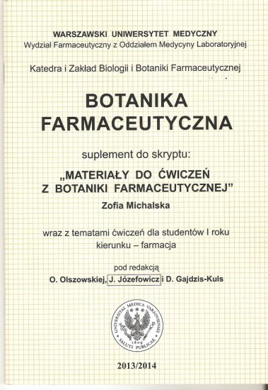 BOTANIKA FARMACEUTYCZNA suplement Zofia Michalska - dokument 001.jpg
