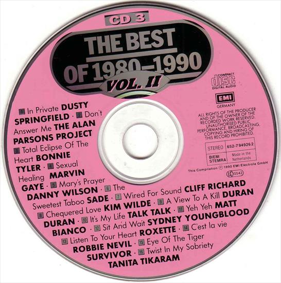 The Best Of 1980 - 1990 Vol.02 CD 3 320 Kbps Chomikuj - CD-3.jpg
