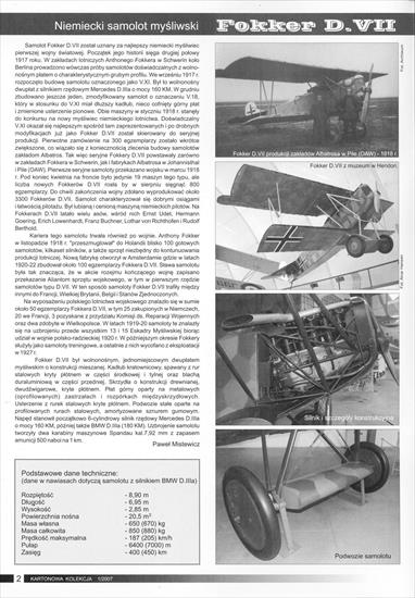 Kartonowa Kolekcja 01 - Fokker D VII - History.jpg
