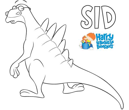 Harry i wiaderko pełne dinozaurów - Harry i wiaderko - kolorowanka 39.jpg