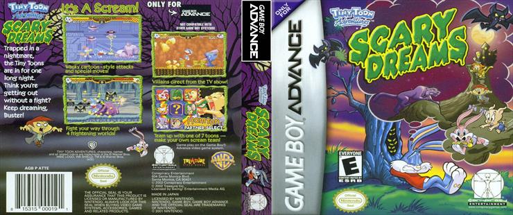  Covers Game Boy Advance - Tiny Toon Adventures Scary Dreams Game Boy Advance gba - Cover.jpg