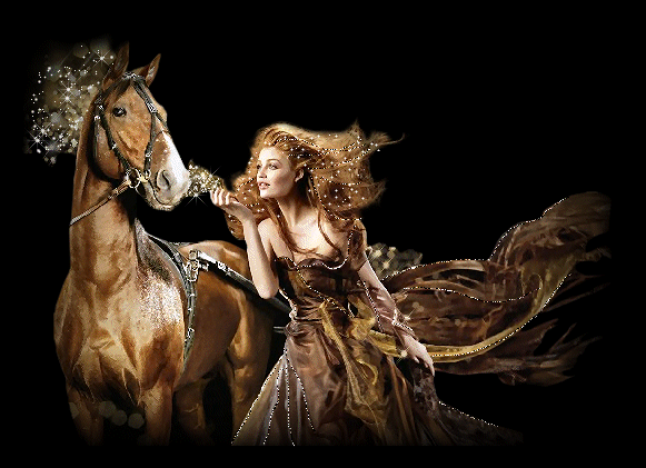 KOBIETKI WOMEN - ona i konie.gif