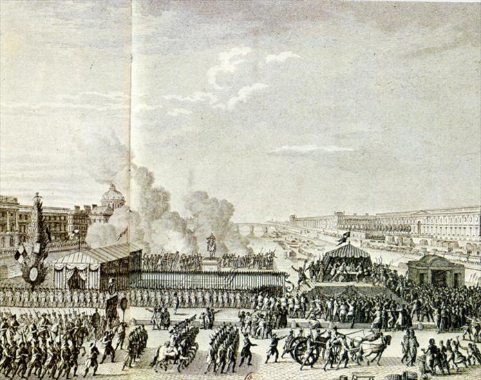 Iconographie De La ... - 1792 07 11 Proclamation de la Patrie en danger Sur la terasse du Pont Neuf le canon tonne.jpg