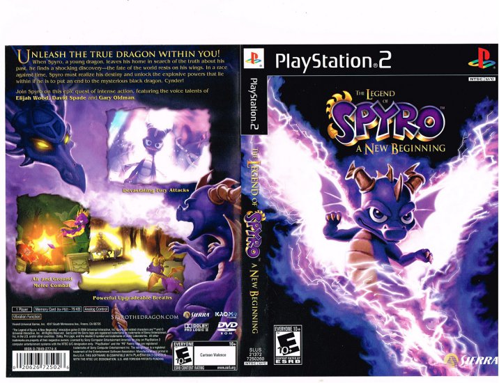 Legend of Spyro A New Beginning PS2 - Legend of Spyro A New Beginning PS2.jpg