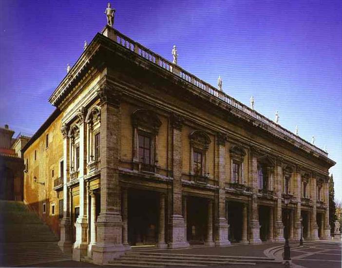 michelangelo - Michelangelo - Capitol, facade of the Conservators Place.JPG
