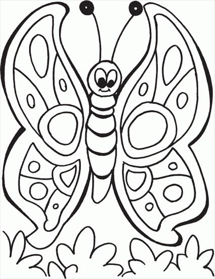 Motyle gąsienice - motyle - kolorowanka 87.GIF