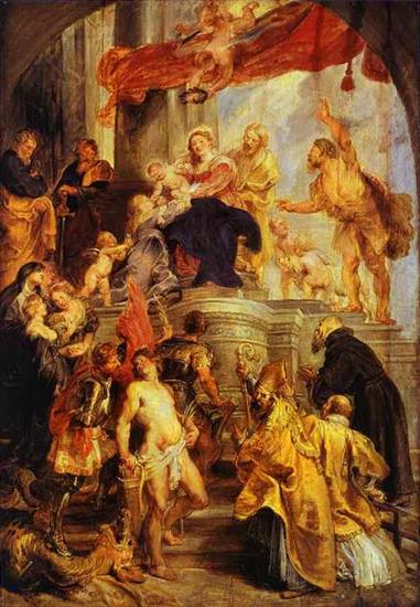 Rubens - Peter Paul Rubens - Madonna and Child Enthroned with Saints.JPG
