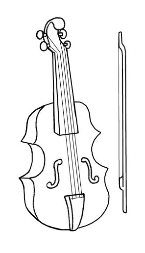 Instrumenty muzyczne - skrzypce.gif