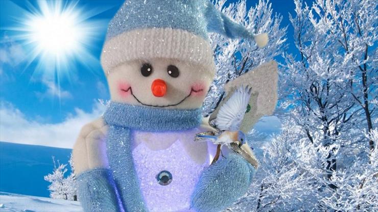 Pejzaż zimowy - Smiling Snowman.jpg