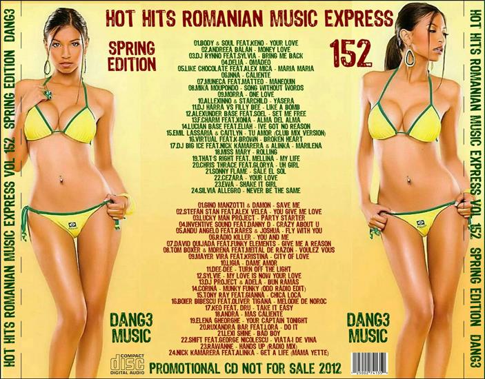 VA-Hot Hits Romanian Music Express Vol 152-2CD-2012 - Hot Hits Romanian Music Express Vol 152-Back.jpg