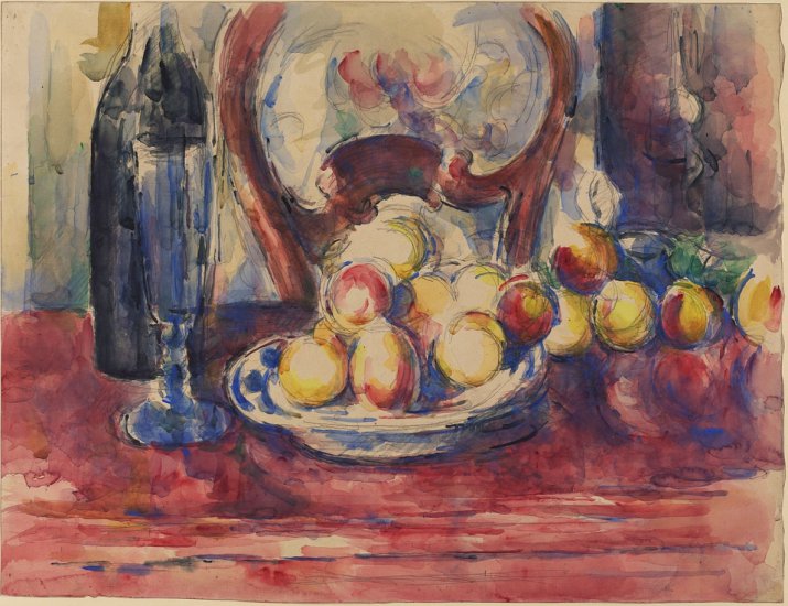 Paul Cezanne Paintings 1839-1906 Art nrg - Apples, Bottle and Chairback, 1904-06.jpg