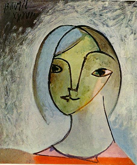 Picasso 1936 - Picasso Buste de femme. 13-April 1936. 55 x 46 cm. Oil on ca.jpg