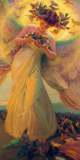 Anioły w Obrazach - the-angel-of-the-birdsBedrich Smetana.jpg