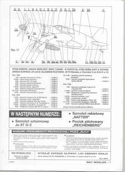 Mały Modelarz 1996.03 - Japoński Samolot Myśliwski Mitsubishi J2M3 Raiden - G.jpg
