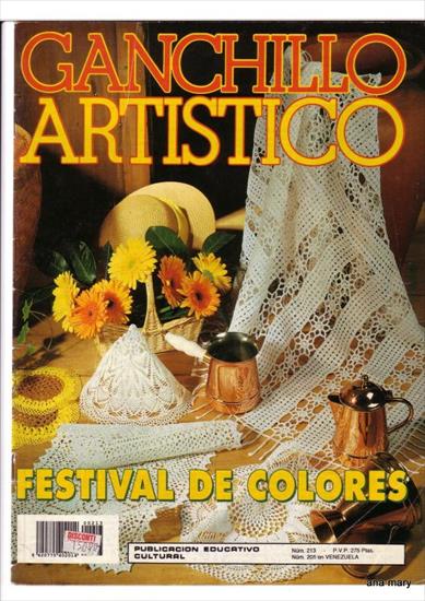 Szydełko - czasopisma - Wenezuela - Ganchillo Artistico Nr 213.JPG