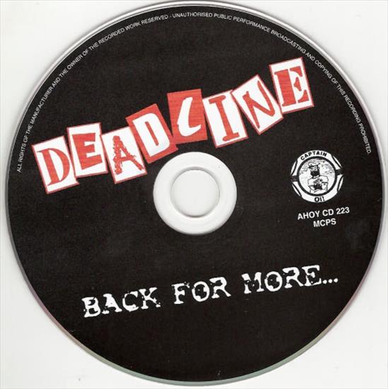 Deadline - Back For More - CD.jpg