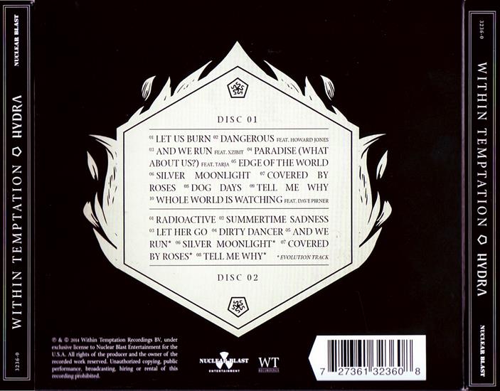 Within Temptation - 2014  Hydra 2CD lucek583 - Within Temptation - Hydra back.png