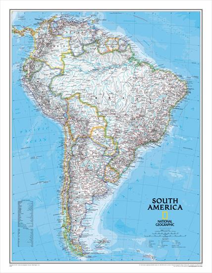 Mapy i Kontynenty - NG-KONTYNENTY Ameryka Poludniowa.jpg
