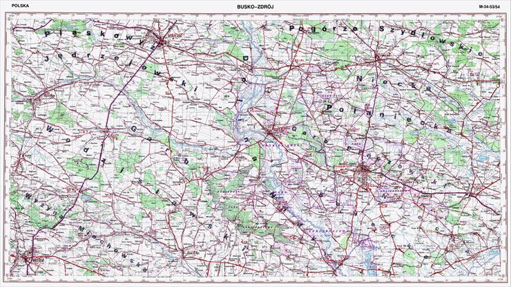 Topograficzna mapa Polski - m34-53-54-Busko Zdroj.jpg