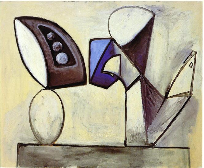 Picasso 1947 - Picasso Nature morte. 10-April 1947. 81 x 100 cm. Oil on can.jpg