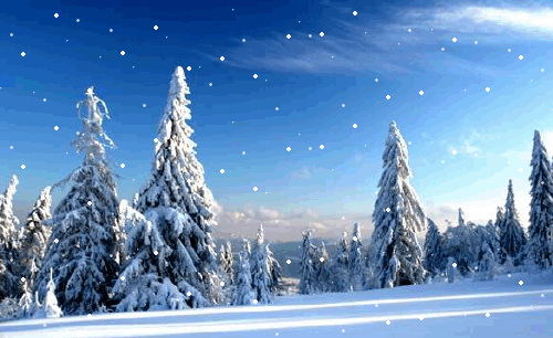 Moje animacje ze śniegiem - zimowy widoczek6.gif