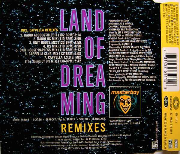 Covers - Masterboy  Land Of Dreaming Remixes back.jpg